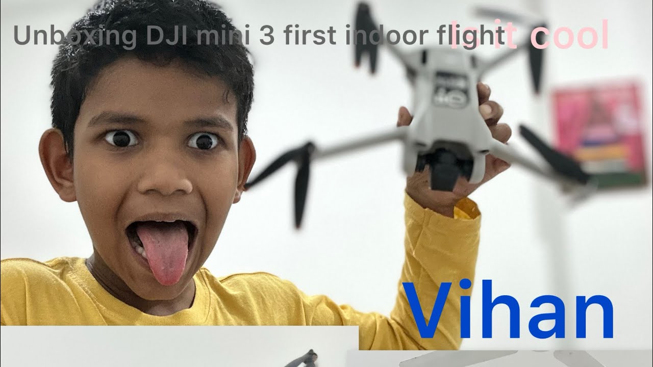 DJI mini 3 unboxing and first indoor flight