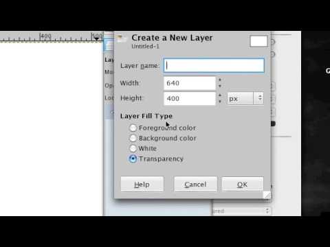 how to outline brushes with GIMP.