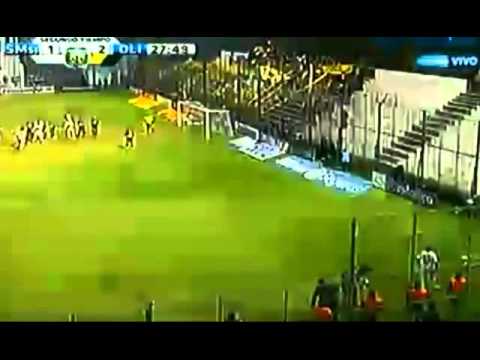 Gol de Sebastián Penco - San Martín SJ vs Olimpo [3-2]
