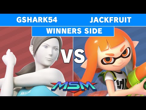 MSM 219 - GShark54 (Wii fit Trainer) Vs Jackfruit (Inkling) WInners Pools - Smash Ultimate