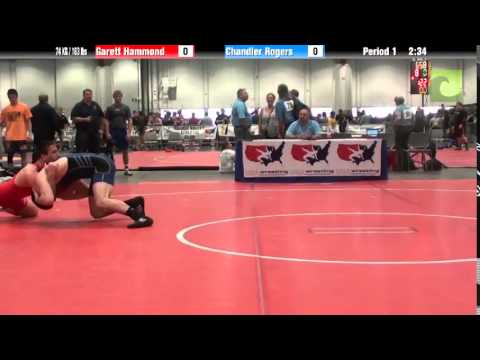 Men 74 KG / 163 lbs - Garett Hammond vs. Chandler Rogers