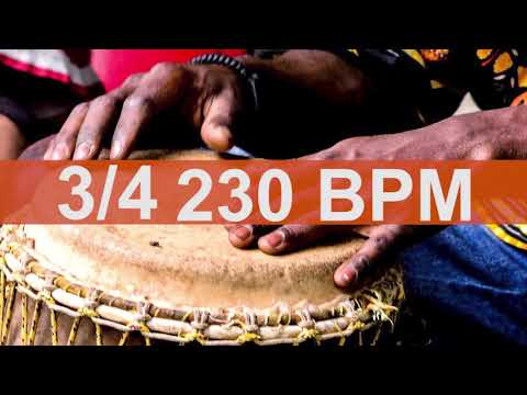 🔴 230 BPM 3/4 Latin Percusión Metronome