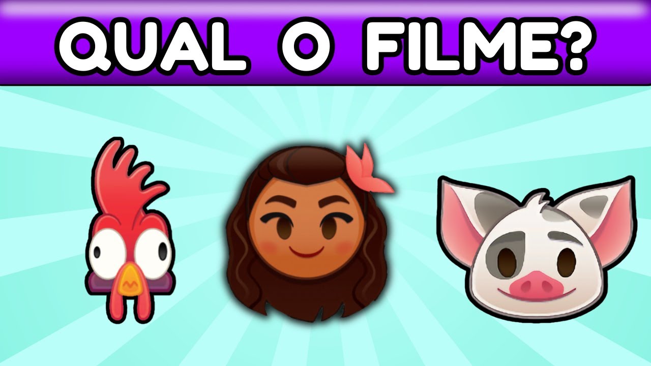ADIVINHE O NOME DO FILME PELO EMOJI! - Mega Quiz