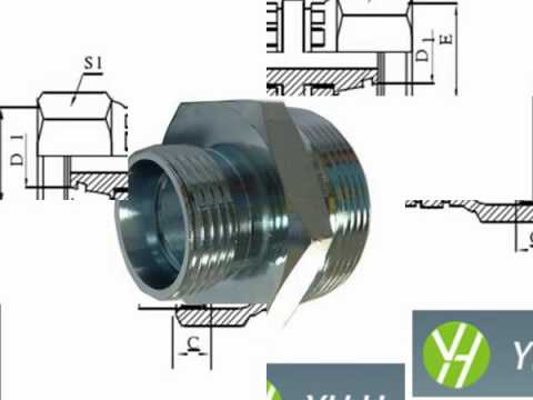 Metric Thread Bite Type Tube Fittings CJ374