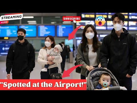 “Shocking Sighting! Wang Yibo Spotted with Wife & Son at the Airport — Fans Go Wild!”