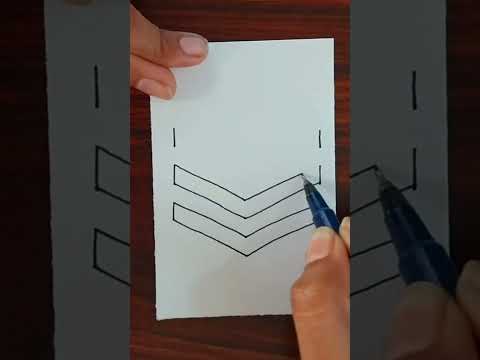 3D Drawings For Kids Step By Step | Easy 3D Drawing Idea #shorts #drawing #3ddrawing #easy #3dart
