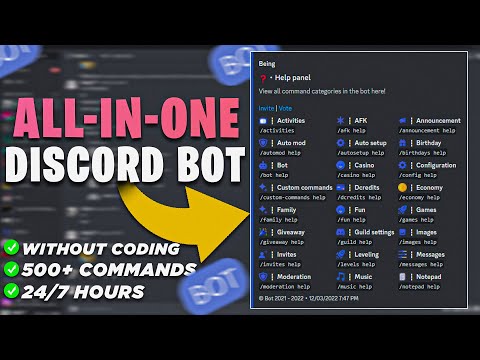 [OUTDATED] Create 500+ Commands Discord Bot Without Coding in 2023 | 24/7 Hours Online