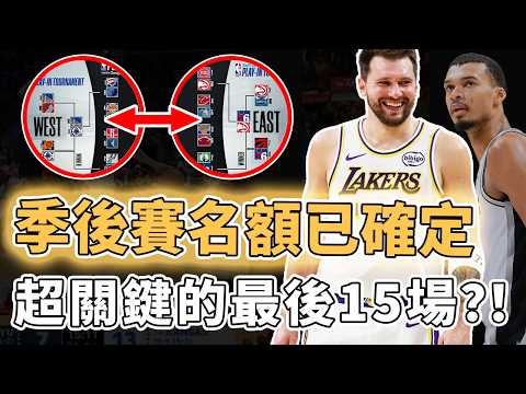 10支擺爛隊已經完全出局！近期狀態極佳的Luka Doncic季後賽遇到的第一個對手最有可能是哪支球隊？西區第3到第7戰績同一級別、東區黑馬比想像中更多，超關鍵的最後15場｜澤北SG