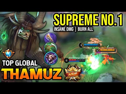 THAMUZ BEST BUILD 2023 | TOP GLOBAL THAMUZ GAMEPLAY | MOBILE LEGENDS✓
