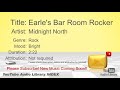 New Free Music 2018 Earle S Bar Room Rocker Midnight North Rock Bright YouTube Audio Library BGM