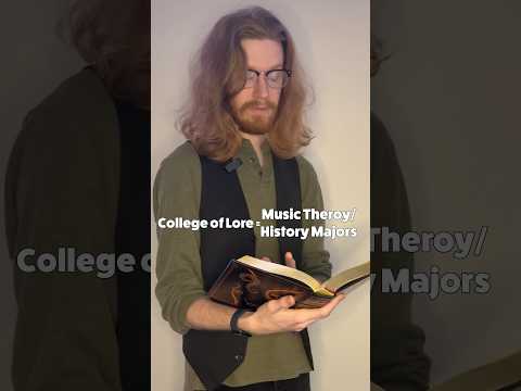 Bard Colleges in Art School: Lore #dnd #dungeonsanddragons #funny #sketch #dndshorts #bard