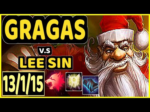 MEMENTO (GRAGAS) vs LEE SIN - 13/1/15 KDA JUNGLE CHALLENGER GAMEPLAY - EUW