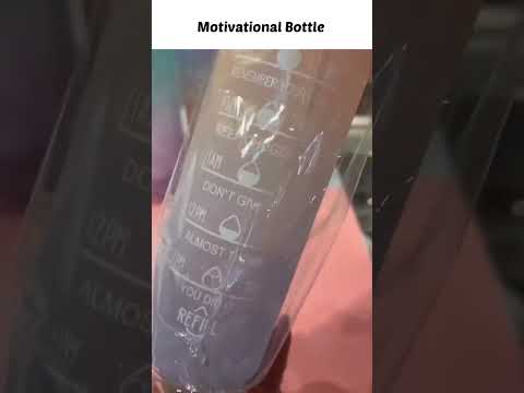 Motivation water  Bottle