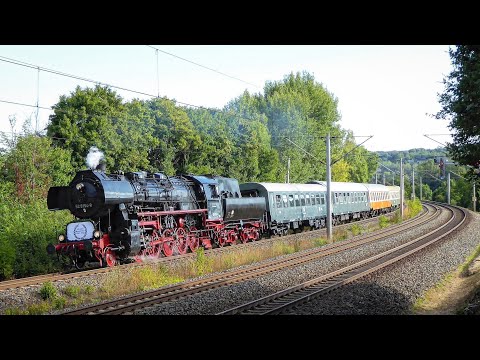 Dampfsonderfahrt von Leipzig nach Meiningen mit 52 8154-8 am 03.09.2022