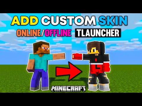Gaming Like z - How To Add Custom 😱 Skin In Minecraft || TLauncher Online and Offline skin | Minecraft Custom Skin