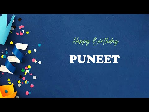PUNEET Happy Birthday Song | Happy Birthday PUNEET