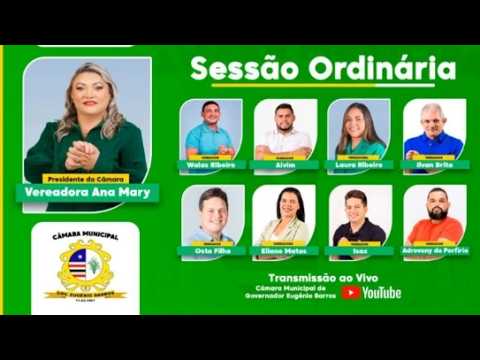 Transmissão ao vivo de Câmara Municipal de Governador Eugênio Barros 11/09/2026