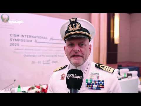 Navy Captain Roberto Recchia, CISM Secretary General, to Al-Jundi Journal