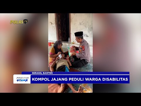 KOMPOL JAJANG MULYAMAN BANTU WARGA DISABILITAS
