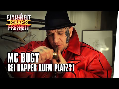 MC BOGY bei Rapper aufm Platz?! I Einigkeit x Rap x Freiheit