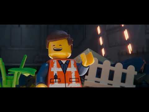 Official trailer still for The Lego Movie 2 featuring Emmet and Lucy; visual cue for the soundtrack’s pop-musical energy