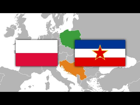 Poland VS Yugoslavia anthem (with.slovak)