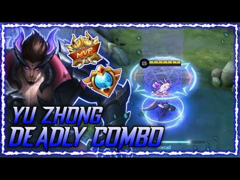 DEADLY COMBO! YU ZHONG PERFECT OFFLANE GAMEPLAY | MLBB