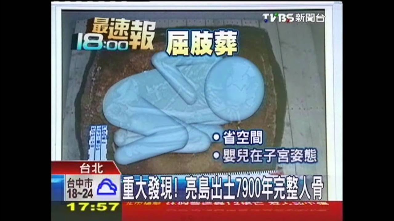 重大發現！　亮島出土7900年完整人骨