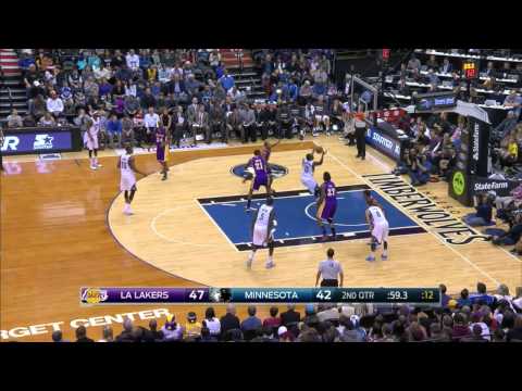 Shabazz Muhammad Highlights Lakers vs. Timberwolves 12.14.2014 - 28 Points, 9 Rebounds