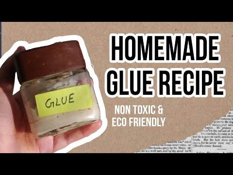 Part of a video titled DIY Homemade Glue | Non -Toxic & Eco Friendly Glue Recipe - YouTube