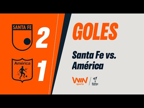 Santa Fe vs. América (goals) | Liga BetPlay Dimayor 2025-2 | Matchday 5