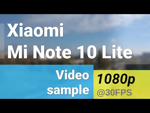 Xiaomi Mi Note 10 Lite 1080p 30fps video sample - ultra wide angle camera