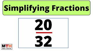 Simplify 20/32 in simplest form || 20/32 Simplified