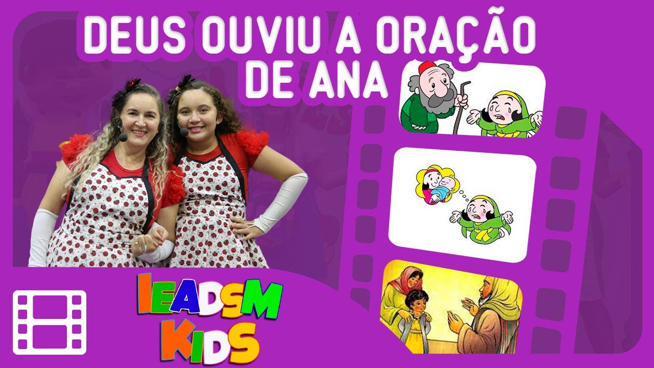 Culto Infantil - Deus ouviu a oração de Ana