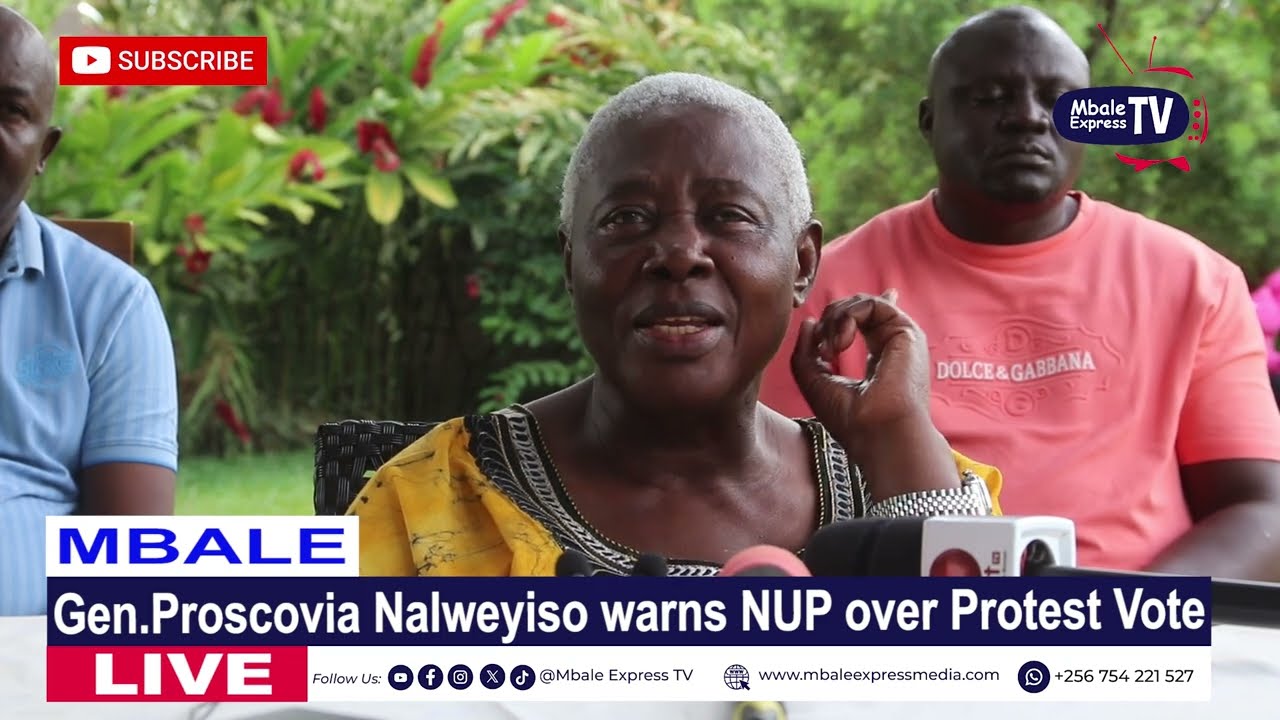 Gen. Nalweyiso warns NUP against implementing Protest Vote 