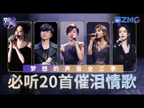 《梦想的声音》S1-S3必听20首催泪情歌！张靓颖用歌声哽咽道出情感经历 林忆莲林俊杰&ldquo;双林&ldquo;开嗓赚足眼泪！#张靓颖 #林俊杰 #王嘉尔 #陈卓璇 主题特辑 20240226