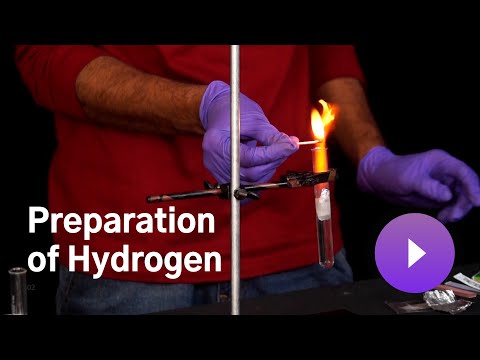 Preparation of Hydrogen Gas in the Laboratory