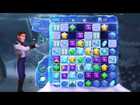 Frozen Free Fall: Snowball Fight Level 252 Walkthrough, No Power Ups
