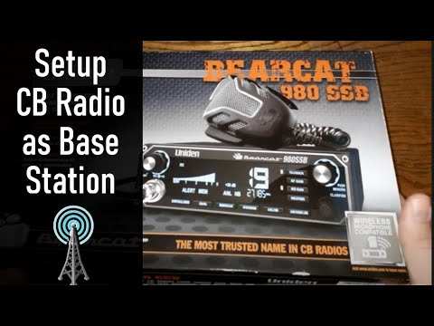 📡Uniden Bearcat 980 SSB Install -  Base Station CB Setup 📡