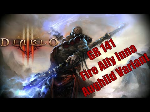 Diablo 3 Season 24 - Fire Ally Inna Monk GR 141 (1750 para, solo-play only)