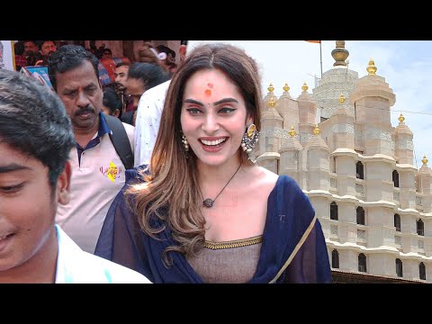 Bigg Boss 18 Fame Shrutika Arjun Spotted At Siddhivinayak Temple To Seek Blessings