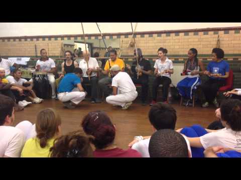 Mestre Jose Antonio and Mestre Poncianinho. Beautiful capoeira lineage. Mojubá Capoeira London 2014