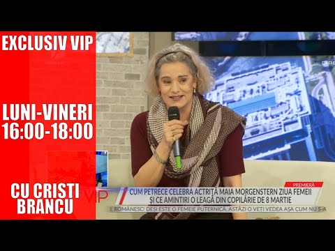 CUM PETRECE MAIA MORGENSTERN ZIUA FEMEII ȘI CUM O RĂSFAȚĂ CEI TREI COPII DE 8 MARTIE