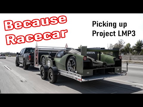 We’ve only just begun! Picking up Jason’s LMP3 Race Car