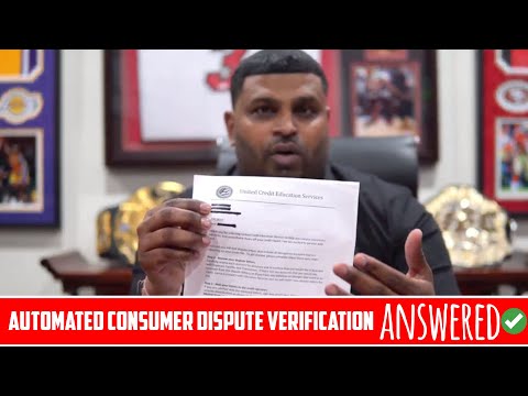 ACDV (Automated Consumer Dispute Verification) EXPLAINED