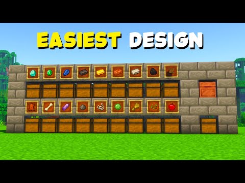 Minecraft EASIEST Copper Golem Sorting System 1.21+ Java & Bedrock!