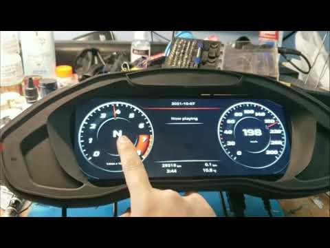 Audi A6 c7 virtual cockpit (mock-up)