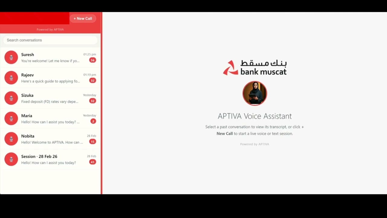 AI Chat Bot - APTIVA Voice Assistant