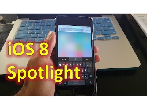 comment trouver spotlight sur iphone