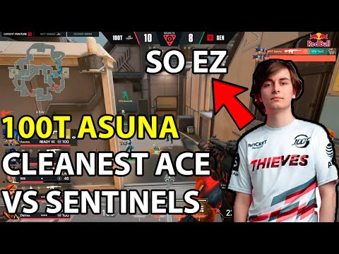 100T ASUNA BEST ACE IN VALORANT HISTORY | Valorant highlights | VCT NA | CatJett | SEN VS 100T |